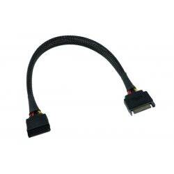 Phobya 87473 SATA cable 0.3 m Black