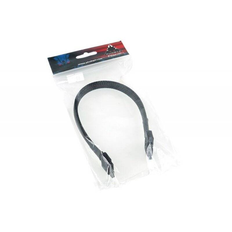 Phobya 87473 câble SATA 0,3 m Noir