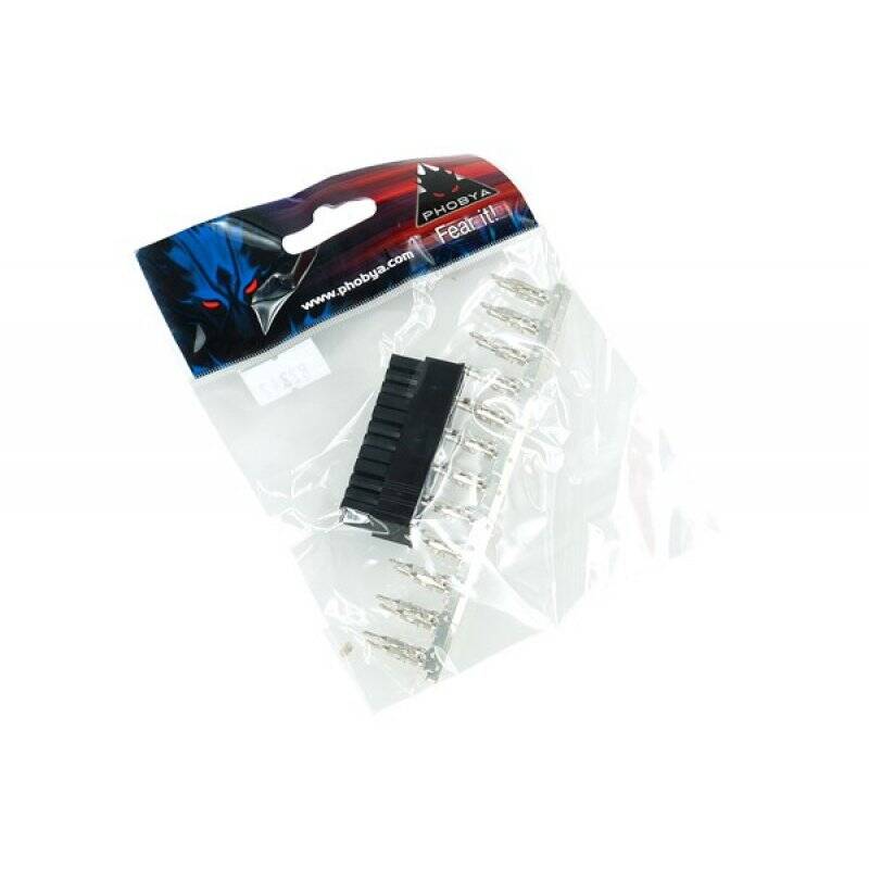 Phobya 82342 connecteur de fils ATX 24-pin Noir