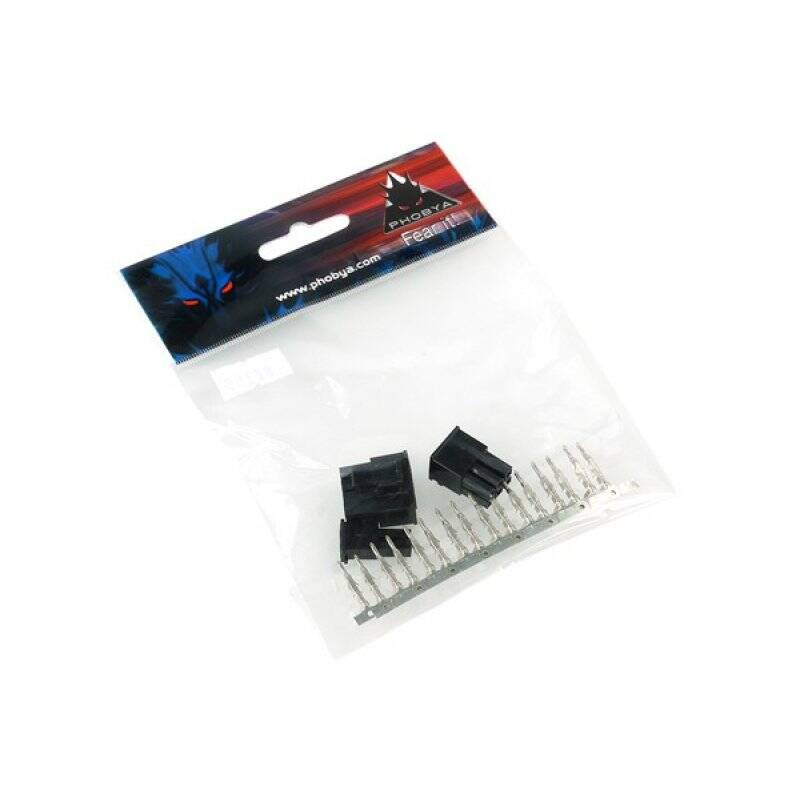 Phobya 82355 connecteur de fils 6+2Pin Noir