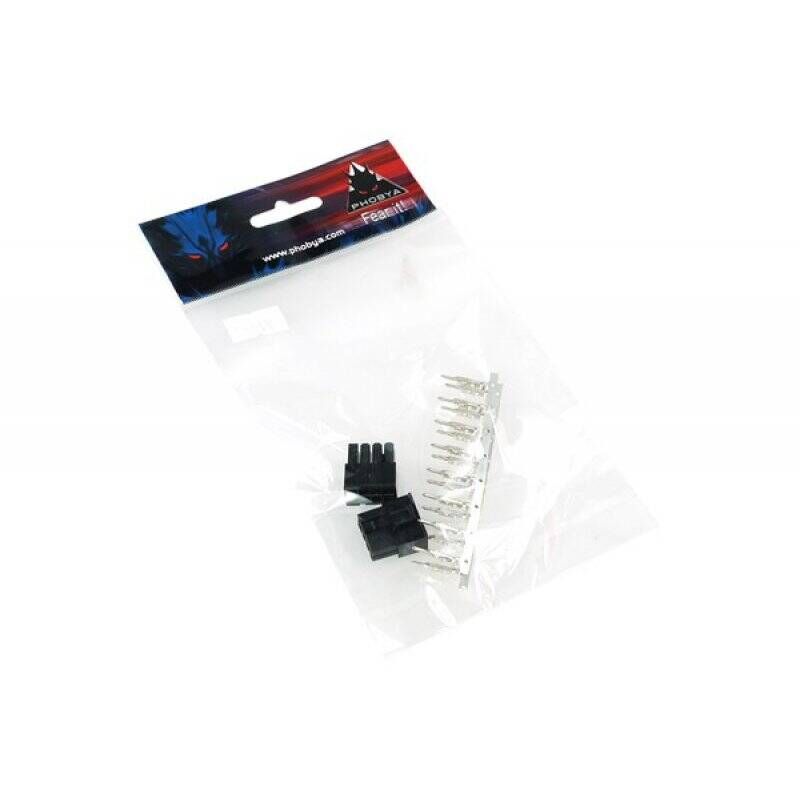 Phobya 82381 connecteur de fils 8-pin Noir