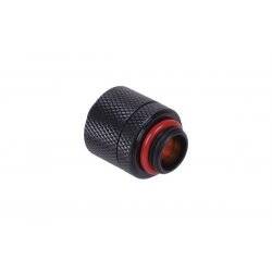 13/10mm (10x1,5mm) compression fitting G1/4 - knurled - matte black
