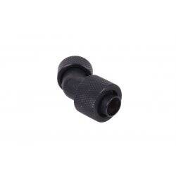 13/10mm (10x1,5mm) compression fitting 45° drehbar G1/4 - knurled - matte black