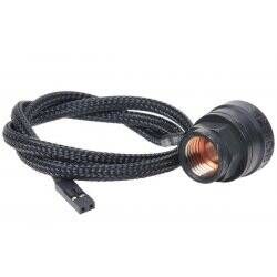 Phobya temperature sensor In-line 2x G1/4 inner thread - matte black