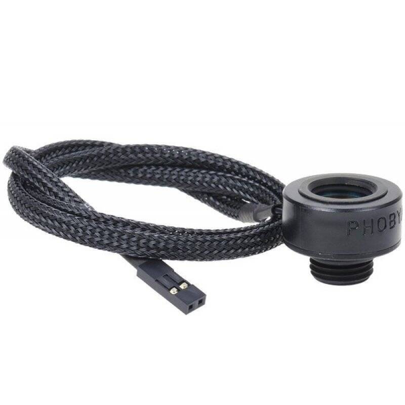 Phobya temperature sensor in / outer thread G1/4 - matte black