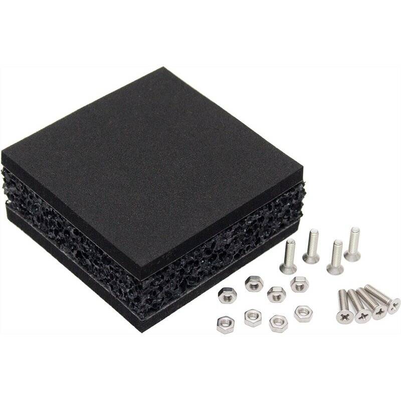 Aquacomputer Shoggy Sandwich building kit for pump decoupling - Version 2.0 - black version