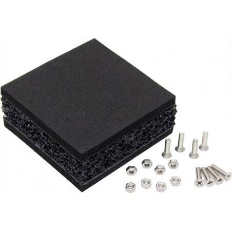 Aquacomputer Shoggy Sandwich building kit for pump decoupling - Version 2.0 - black version
