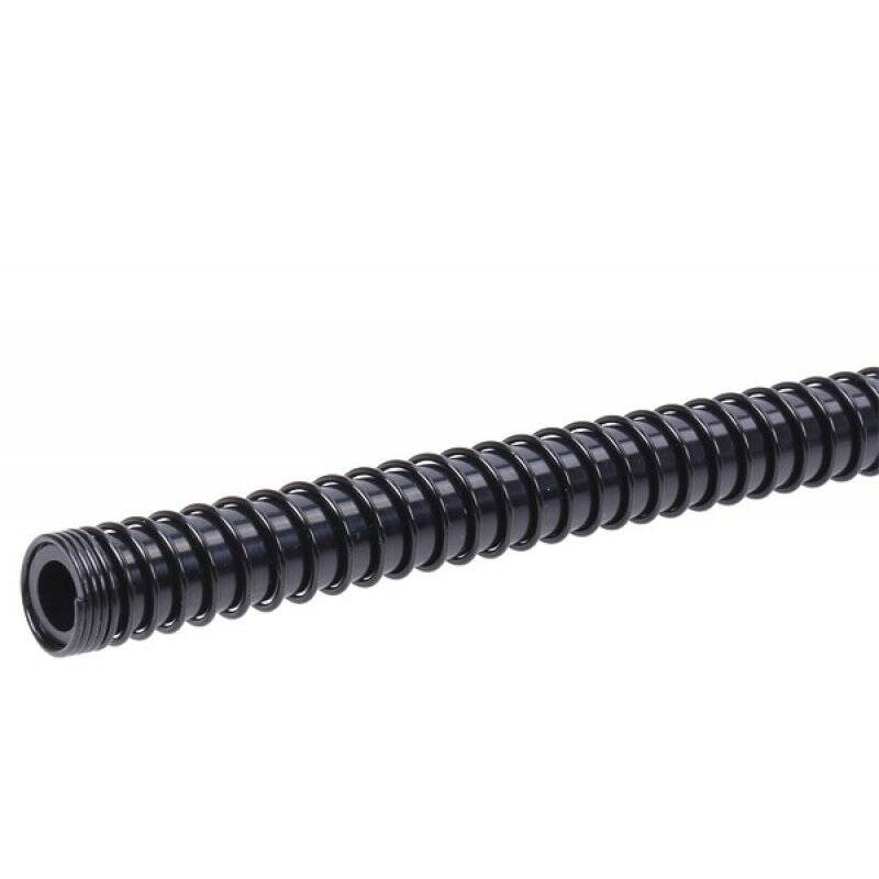 Alphacool Anti-kinking spring individual with tubing 11mm (320mm length) - matte black