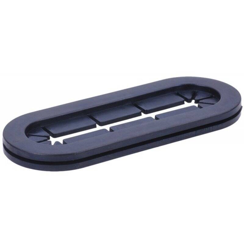 Phobya cable rubber grommet oval - black
