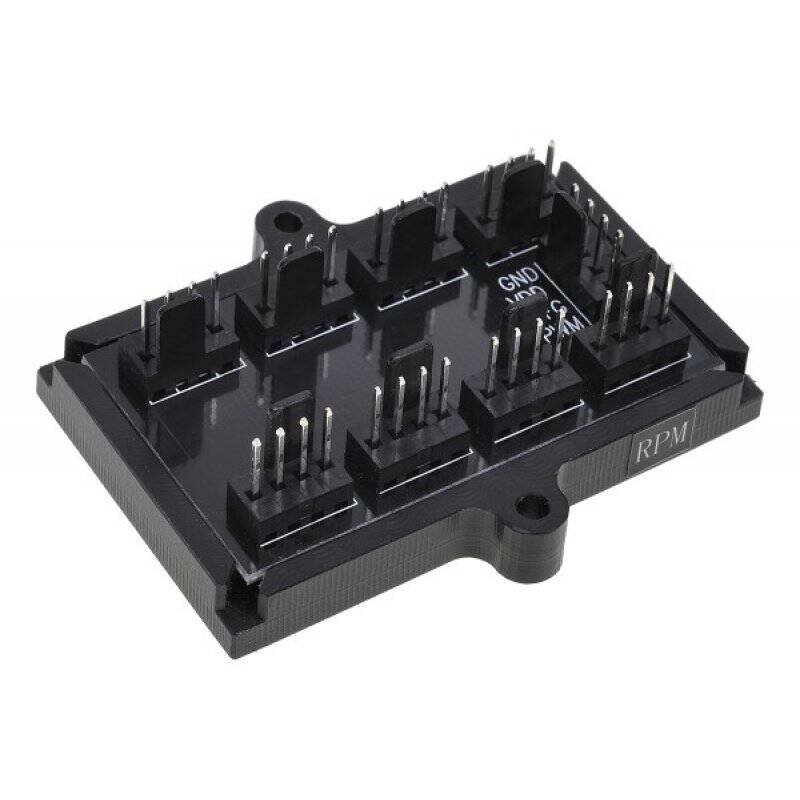 Phobya 4Pin PWM to 8x 4Pin Fan Splitter PCB