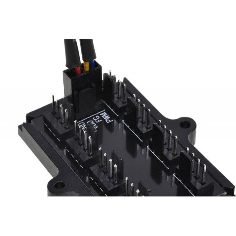 Phobya 4Pin PWM to 8x 4Pin Fan Splitter PCB