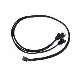 Phobya Y-cable 4Pin PWM to 3x 4Pin PWM 60cm - black