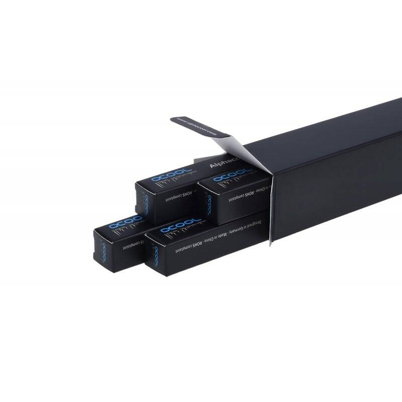 Alphacool HardTube 13/10mm Acryl clear UV-Blue 60cm - 4pcs