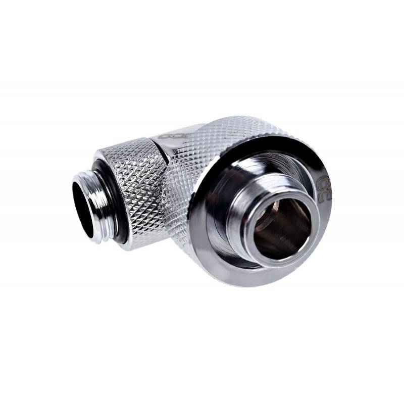 Alphacool Eiszapfen 19/13mm compression fitting 90° rotatable G1/4 - chrome