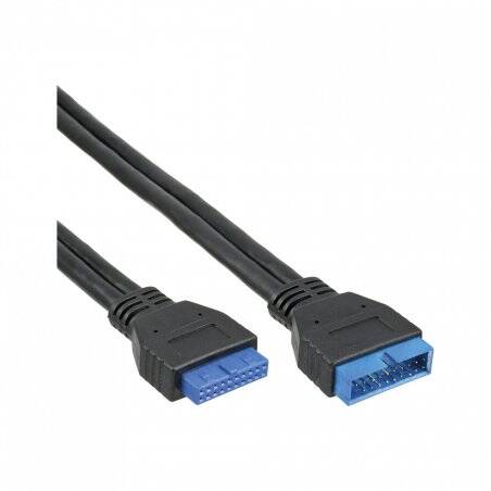 InLine® USB 3.0 Verlängerung intern, Pfostenanschluss Stecker auf Buchse - 35cm