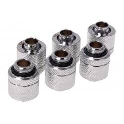 Alphacool HF 13/10 compression fitting G1/4 - chrome sixpack