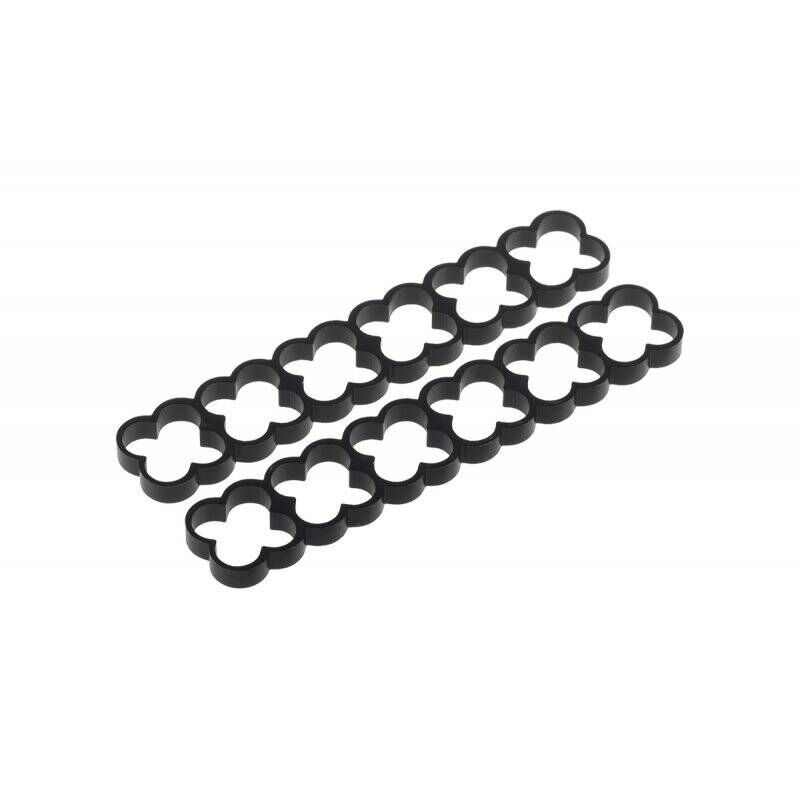 Alphacool Eiskamm Alu X24 - 4mm black - 2 pcs