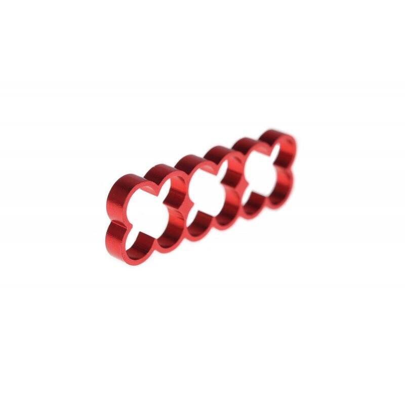 Alphacool Eiskamm Alu X12 - 4mm red - 4 pcs