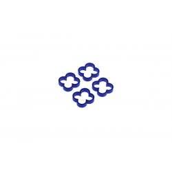 Alphacool Eiskamm Alu X4 range-câbles et serre-câbles Bleu 4 pièce(s)