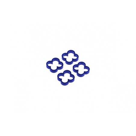 Alphacool Eiskamm Alu X4 range-câbles et serre-câbles Bleu 4 pièce(s)