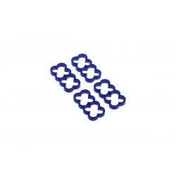 Alphacool Eiskamm Alu X8 - 4mm blue - 4 pcs