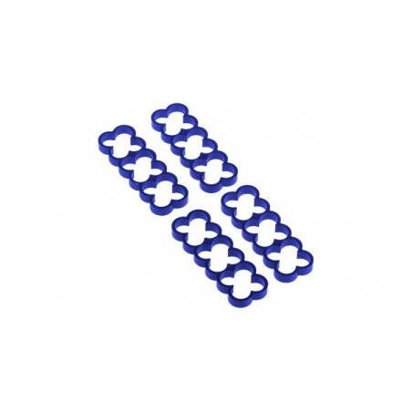 Alphacool Eiskamm Alu X12 - 4mm blue - 4 pcs