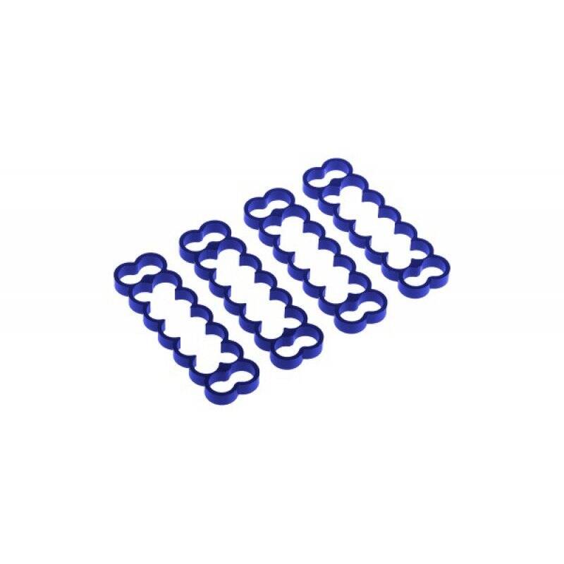 Alphacool Eiskamm Alu X14 range-câbles et serre-câbles Bleu 4 pièce(s)