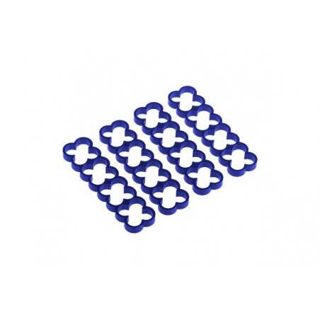 Alphacool Eiskamm Alu X16 - 4mm blue - 4 pcs