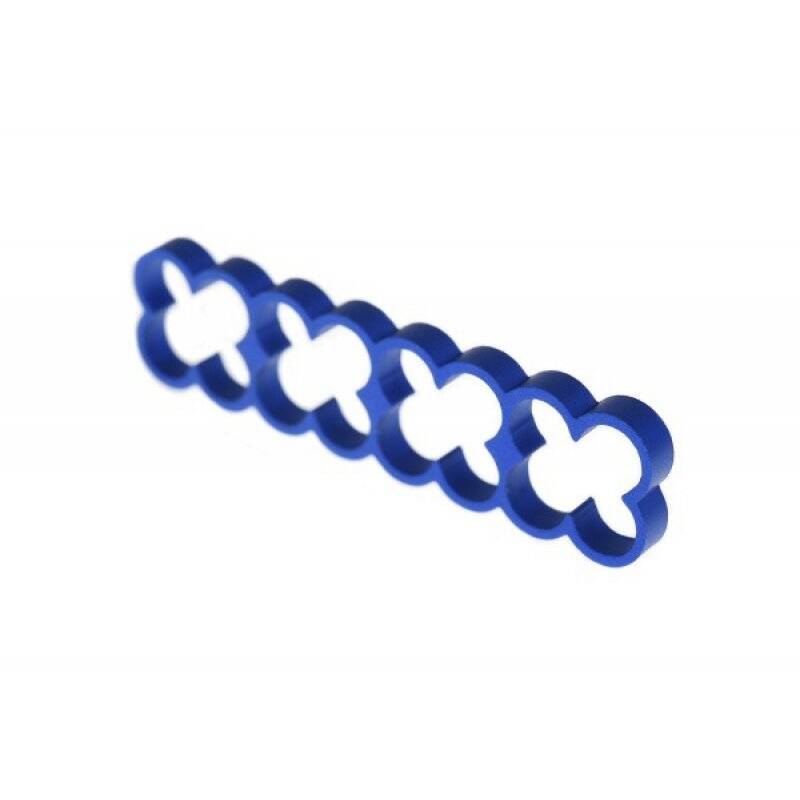 Alphacool Eiskamm Alu X16 - 4mm blue - 4 pcs