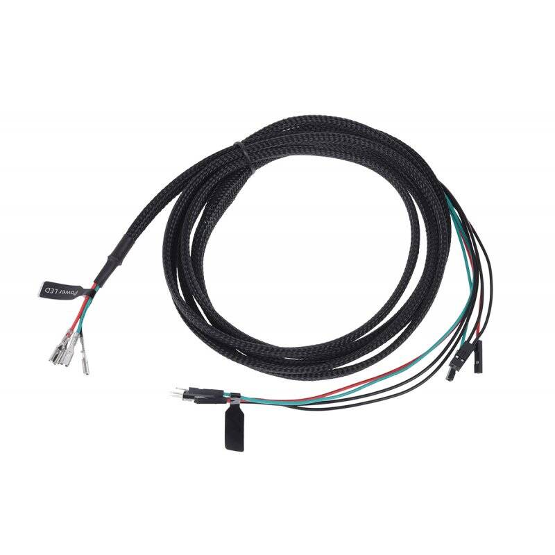 Alphacool powerbutton/switch connection cable 200cm - black