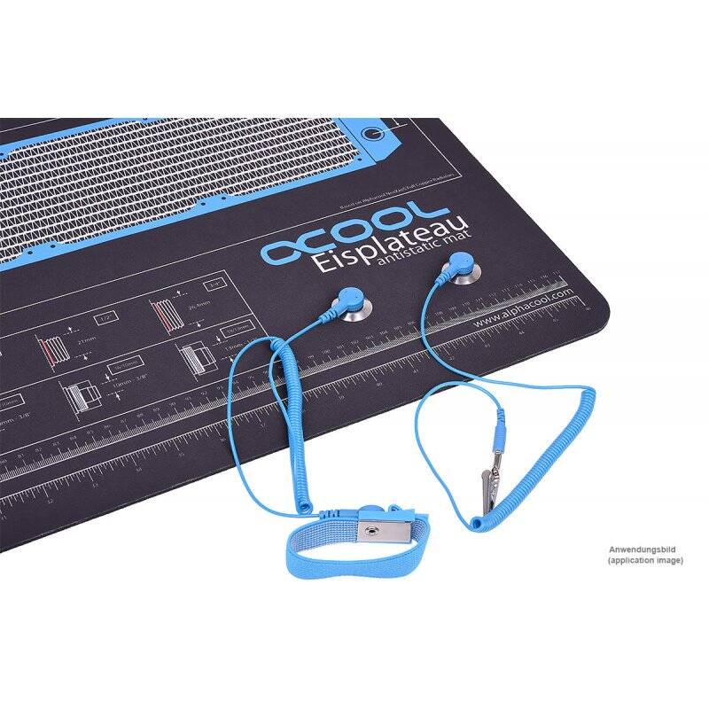 Alphacool 11645 bracelet antistatique Bleu