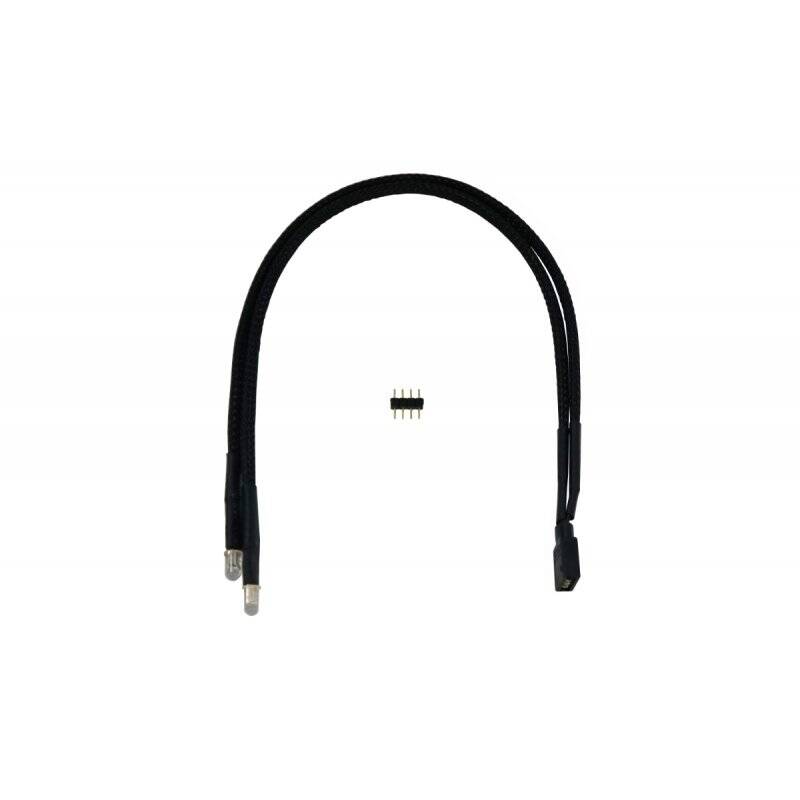 Alphacool Twin LED RGB 30cm - Sleeving black