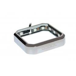 Alphacool Aurora XPX Digital RGB frame - chrome