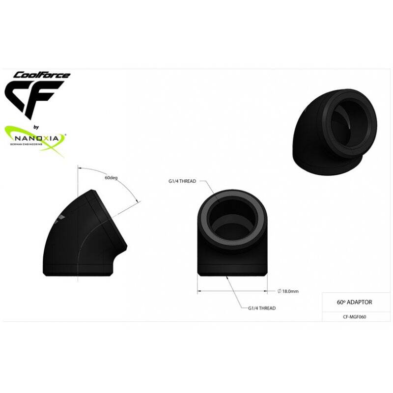 Nanoxia CF-F060 pièce et accessoire pour systèmes de refroidissement d'ordinateurs