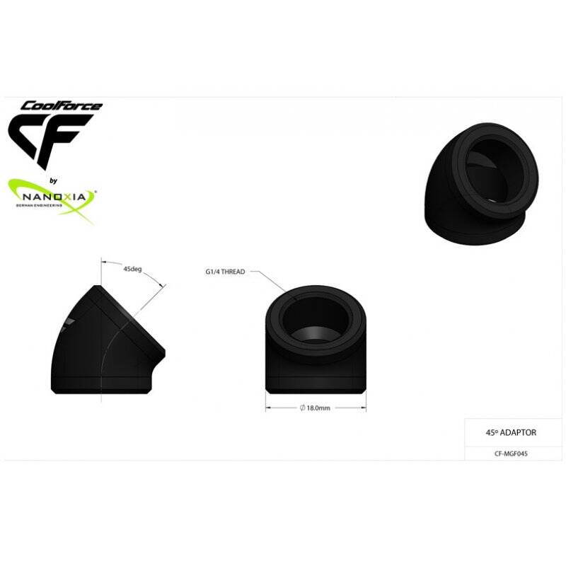 Nanoxia CF-F045 pièce et accessoire pour systèmes de refroidissement d'ordinateurs