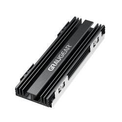 GRAUGEAR M.2 SSD cooler f. PS5, aluminum, 5mm