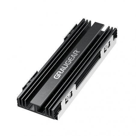 GRAUGEAR M.2 SSD cooler f. PS5, aluminum, 5mm
