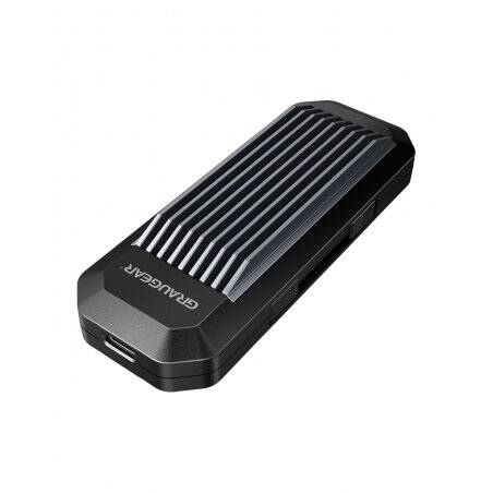GRAUGEAR G-M202-AC-10G Boîtier de disques de stockage Enceinte ssd Noir M.2
