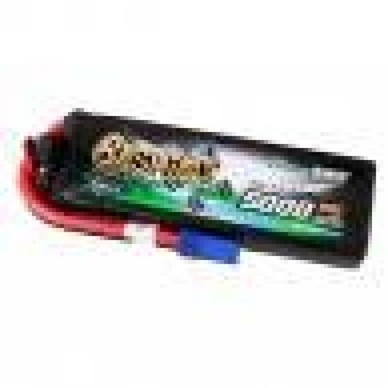 Battery GensAce G-Tech LiPo  5000mAh 11.1V 60C 3S1P , EC2 Plug