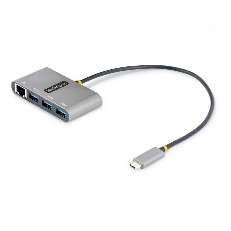 HUB USB-C A 3 PORTS AVEC ETHER NET - 3X USB-A - USB 3.0 5GBPS