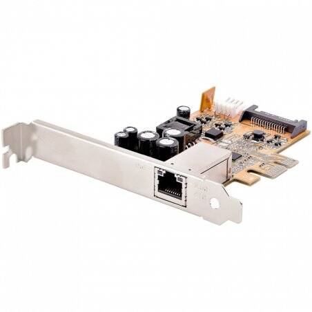 StarTech.com Carte Réseau PCI Express x1 - Carte Ethernet PCIe avec RJ45, 30W 802.3at PoE LAN NIC pour Ordinateur de Bu