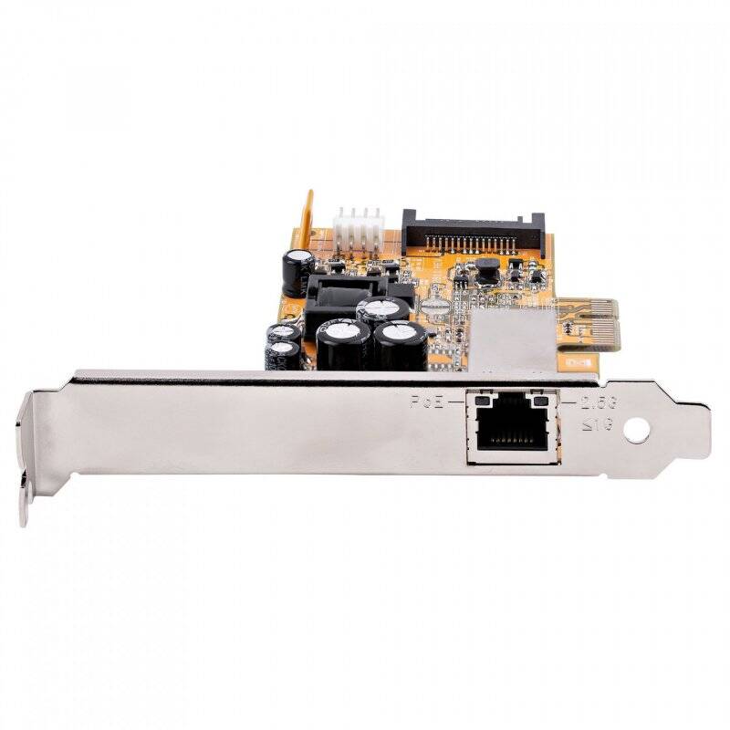 StarTech.com 1 Port 2.5Gbps PoE Network Card, PCIe Ethernet Card w/RJ45, 30W 802.3at PoE NIC for Desktops/Servers, Netwo