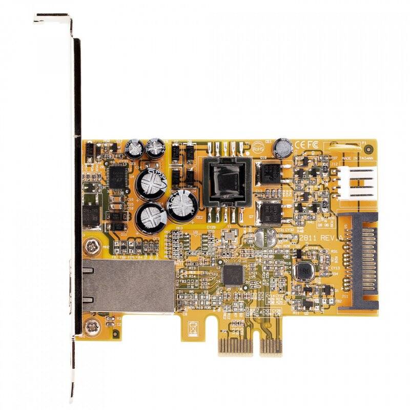 StarTech.com Carte Réseau PCI Express x1 - Carte Ethernet PCIe avec RJ45, 30W 802.3at PoE LAN NIC pour Ordinateur de Bu