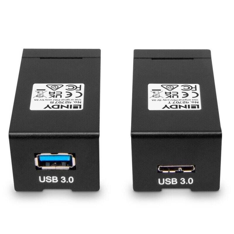 LINDY USB 3.0 Fibre Optic Extender 200m
