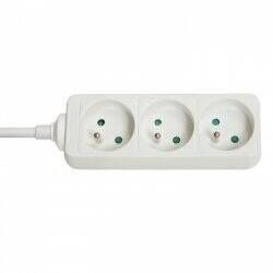 Lindy 73120 power extension 3 AC outlet(s) Indoor White