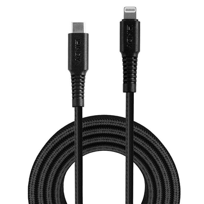 LINDY 1m USB Type C to Lightning Cable