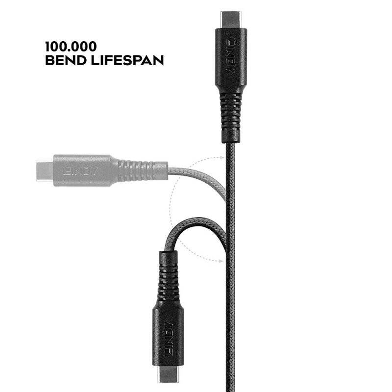 LINDY 1m USB Type C to Lightning Cable