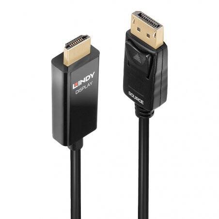 LINDY 2m Active DP to HDMI Adapter Cable