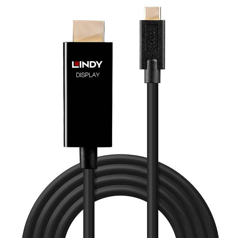 Lindy 1m USB Type C to HDMI Adapter Cable with HDR