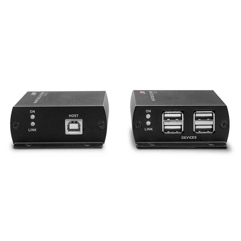 LINDY 140m 4 Port USB 2.0 Cat.6 Extender